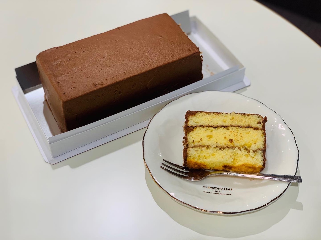 チョコレートケーキいただきました 三協自動車 ブログ